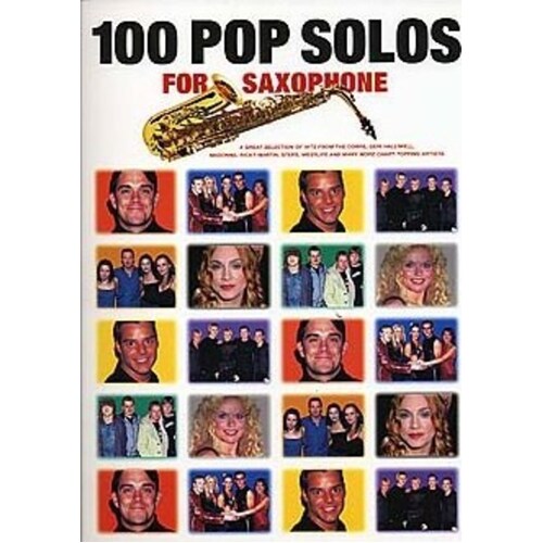 100 Pop Solos For Saxophone (Softcover Book)