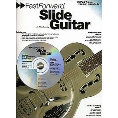 Fast Forward Slide Guitar Softcover Book/CD