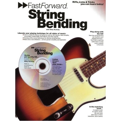 Fast Forward String Bending Guitar Softcover Book/CD
