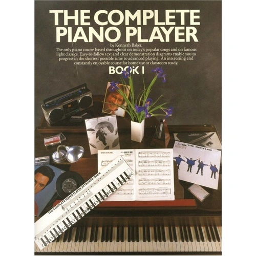 Complete Piano Player Book 1 - 48 Pages, Music Sales, Piano Course with Popular Songs and Light Classics, Easy-to-Follow Techniques
