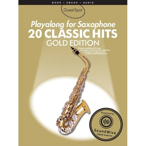Guest Spot 20 Classic Hits for Alto Saxophone Book with Audio