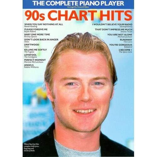 Complete Piano Player 90s Chart Hits (Softcover Book)