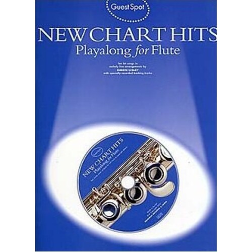 Guest Spot New Chart Hits Flute Softcover Book/CD