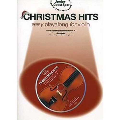 Junior Guest Spot Christmas Violin Softcover Book/CD
