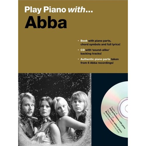 Play Piano With ABBA PVG Softcover Book/CD