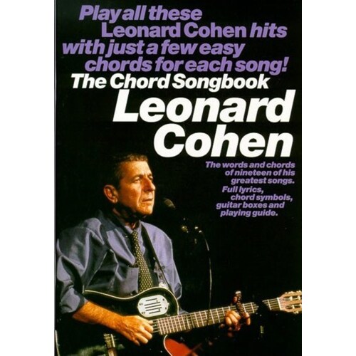 Leonard Cohen - Chord Songbook (Softcover Book)