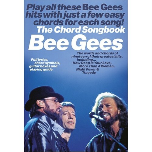 Bee Gees - The Chord Songbook (Softcover Book)