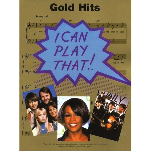 I Can Play That Gold Hits - Easy Piano Arrangements by Stephen Duro