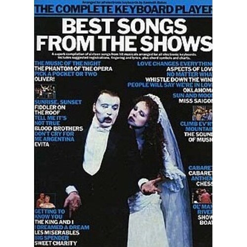 Complete Keyboard Player Best Songs From Shows (Softcover Book)