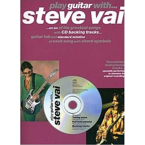 Play Guitar With Steve Vai Softcover Book/CD