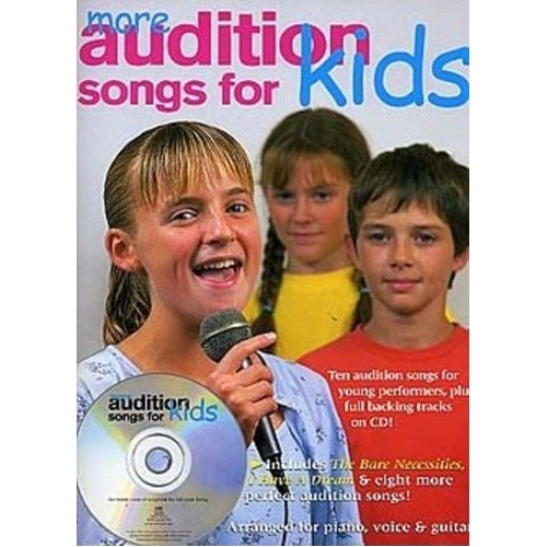 Audition Songs for Kids More BK/CD by Wise Publications