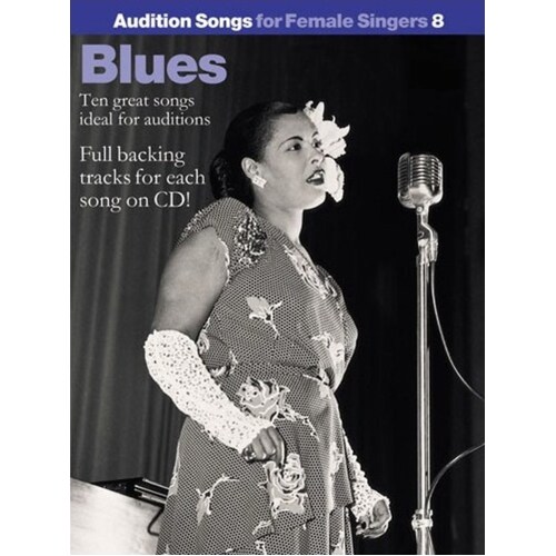 Audition Songs Female 8 Blues Book/CD PVG (Softcover Book/CD)