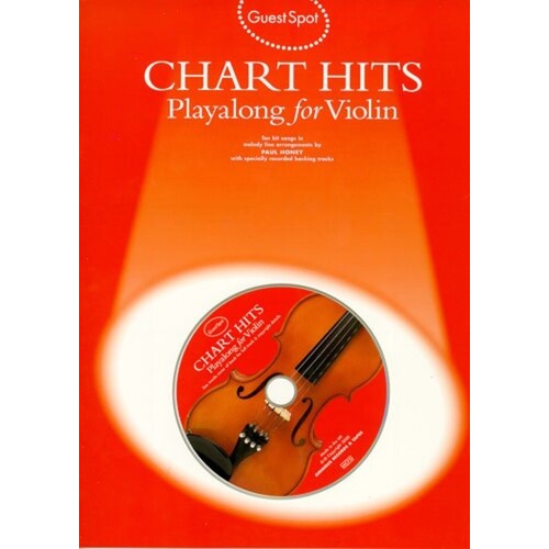 Guest Spot Chart Hits Violin Softcover Book/CD