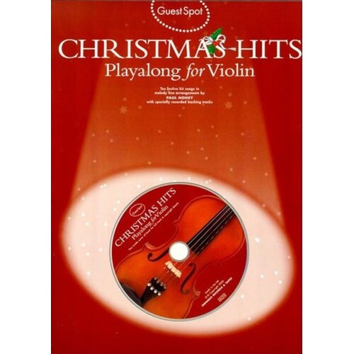 Guest Spot Christmas Hits Violin Softcover Book/CD