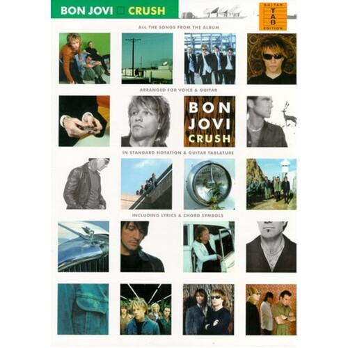 Bon Jovi - Crush Guitar TAB (Softcover Book)