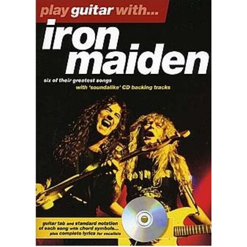Play Guitar With Iron Maiden Softcover Book/CD