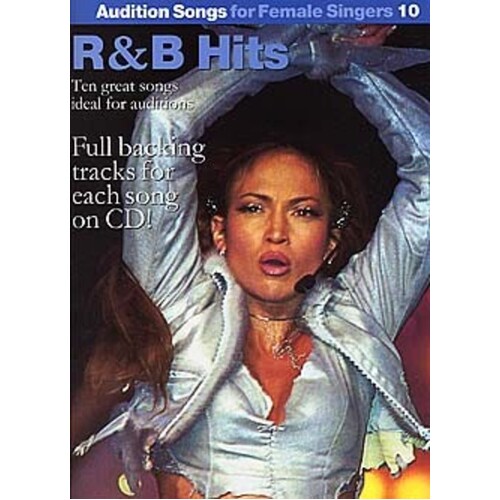 Audition Songs Female 10 R&B Hits Book/CD
