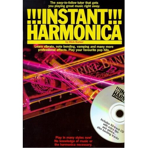 Instant Harmonica Tutor Softcover Book/CD