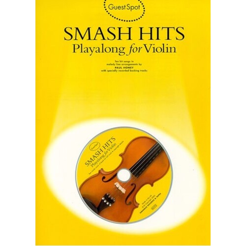 Guest Spot Smash Hits 1999 Violin Softcover Book/CD