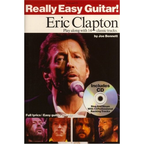 Really Easy Guitar Eric Clapton Book/CD Book
