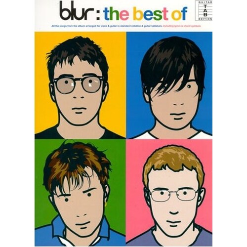 Blur - The Best Of Guitar TAB (Softcover Book)