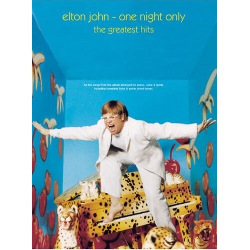 Elton John - One Night Only Greatest Hits PVG (Softcover Book)