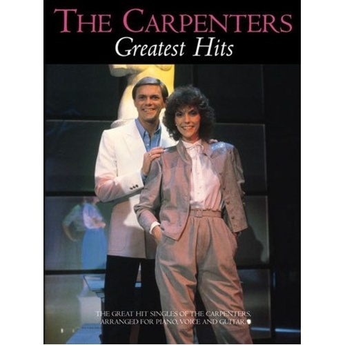 The Carpenters - Greatest Hits PVG Songbook for Piano, Voice and Guitar