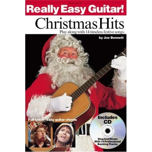 Really Easy Guitar Christmas Hits Book with CD