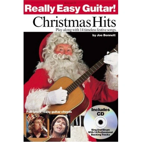 Really Easy Guitar Christmas Hits Book with CD