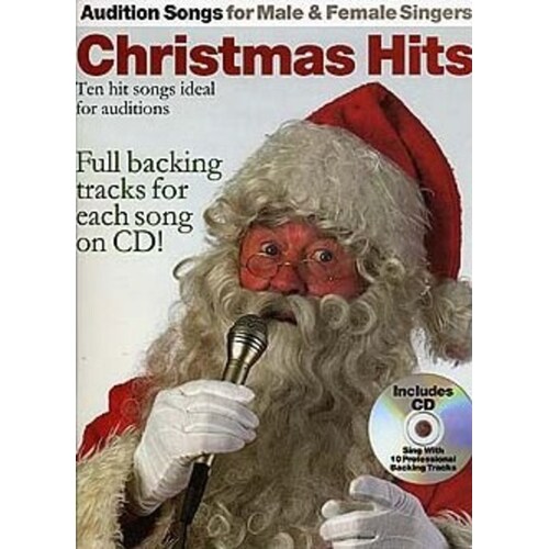 Audition Songs Christmas M/F Softcover Book/CD