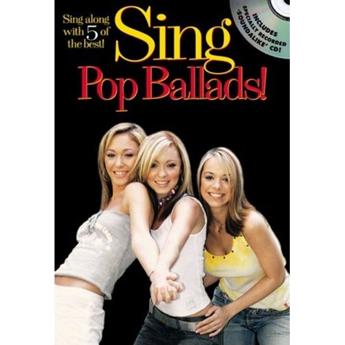 Sing With Pop Ballads Book/CD