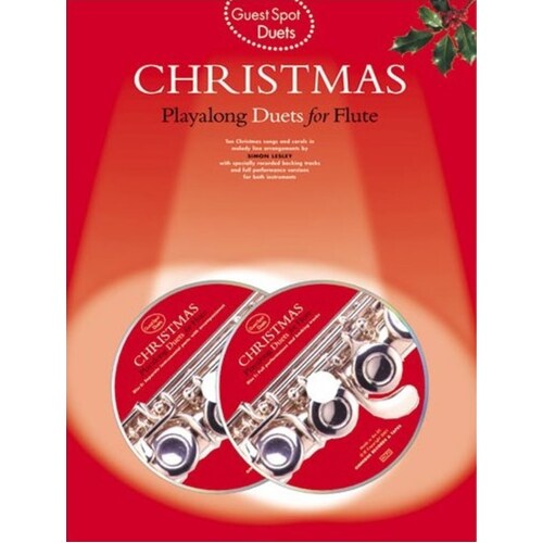 Guest Spot Christmas Duets Flute Softcover Book/CD