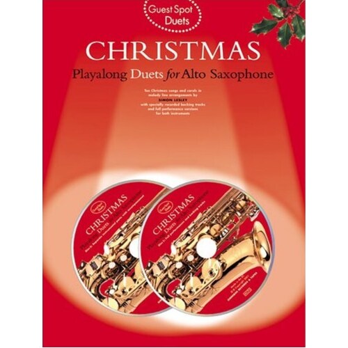 Guest Spot Christmas Duets Alto Sax Softcover Book/CD