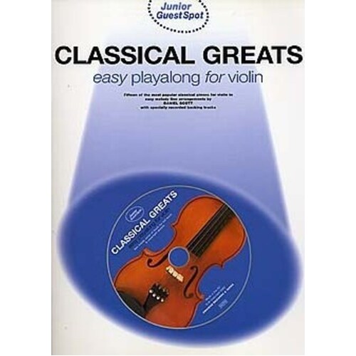 Junior Guest Spot Classical Violin Softcover Book/CD