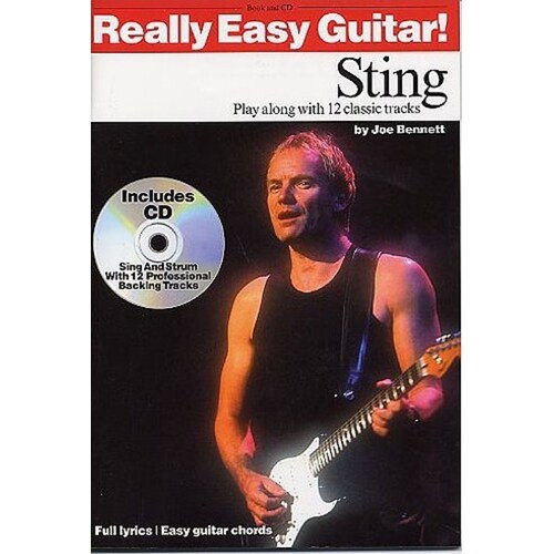 Really Easy Guitar Sting Softcover Book/CD