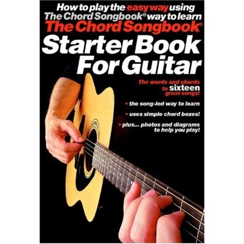 The Chord Songbook Starter Book For Guitar (Softcover Book)