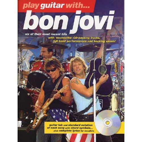 Play Guitar With Bon Jovi Later Years TAB Softcover Book/CD