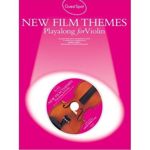 Guest Spot New Film Themes Violin Softcover Book/CD