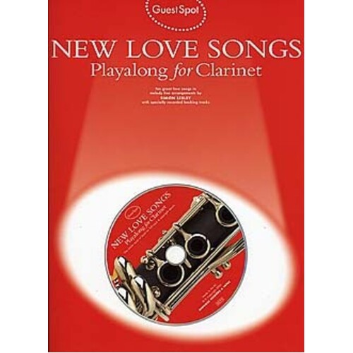 Guest Spot New Love Songs Clarinet Softcover Book/CD