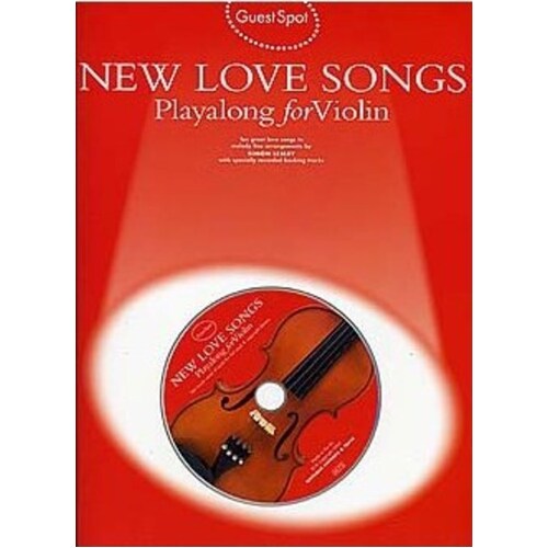 Guest Spot New Love Songs Violin Softcover Book/CD