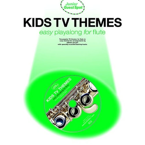 Junior Guest Spot Kids TV Themes Flute Book with CD