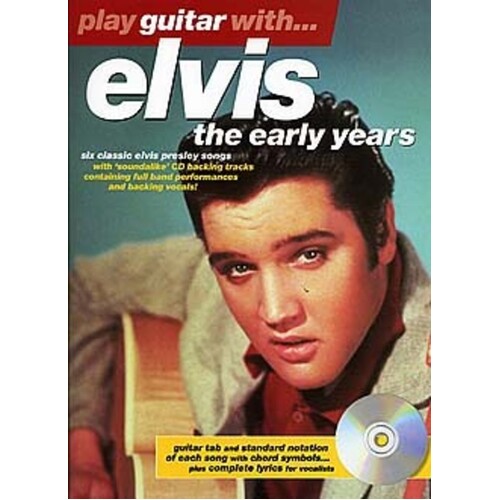 Play Guitar With Elvis Early Years Softcover Book/CD