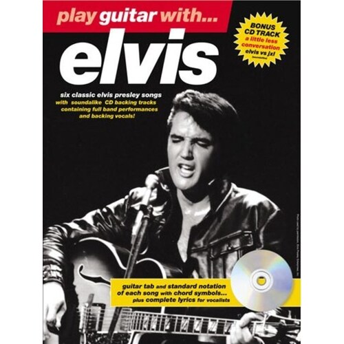 Play Guitar With Elvis TAB Softcover Book/CD