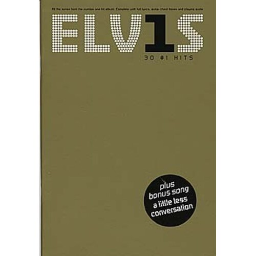 Elvis Presley - Elvis 30 No 1 Hits Chord Book (Softcover Book)