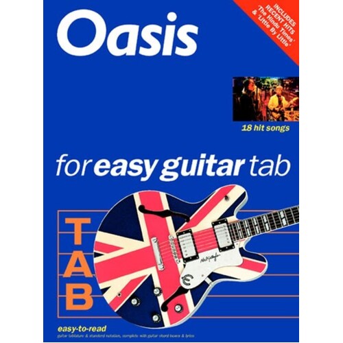 Oasis For Easy Guitar TAB (Softcover Book)