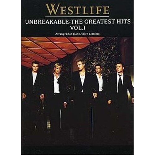 Westlife - Unbreakable The Greatest Hits Vol 1 PVG (Softcover Book)
