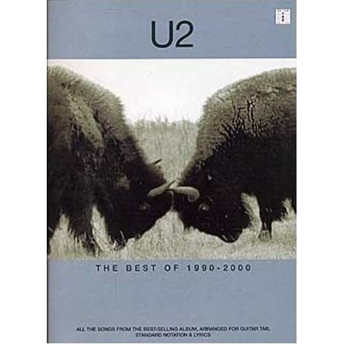 U2 Best of 1990-2000 Guitar Tab Songbook