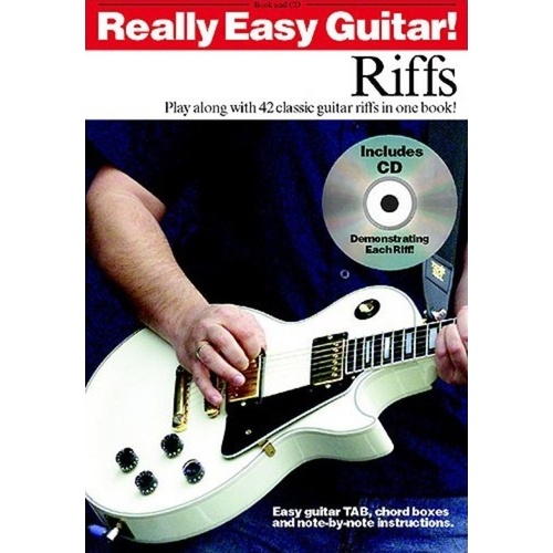 Really Easy Guitar Riffs Book and CD