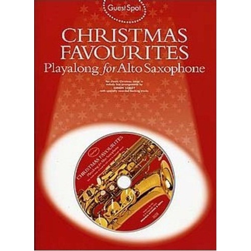 Guest Spot Christmas Favourites for Alto Saxophone BK/CD