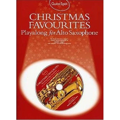 Guest Spot Christmas Favourites Alto Saxophone BK/CD